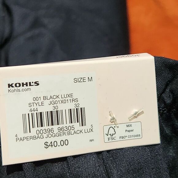 So Junior Jogger For Women Size Medium Black Color Elastic Waist High Rise - Picture 9 of 14